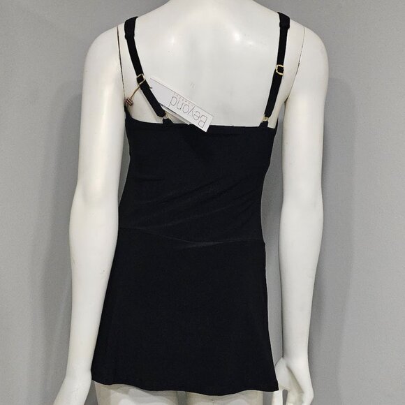 Beyond Control Grommet-Detail Square-Neck Swim Dress - Picture 6 of 16